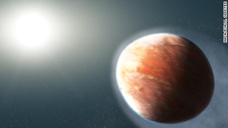 This sizzling exoplanet turns into a football