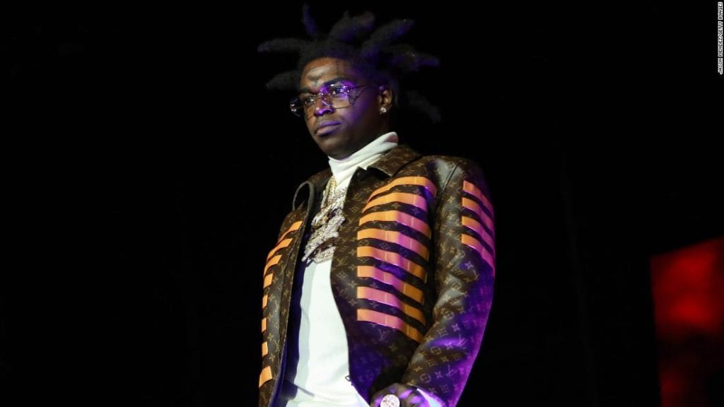 Lawyer says rapper Kodak Black was shot near a Los Angeles restaurant while carrying Justin Bieber after the party